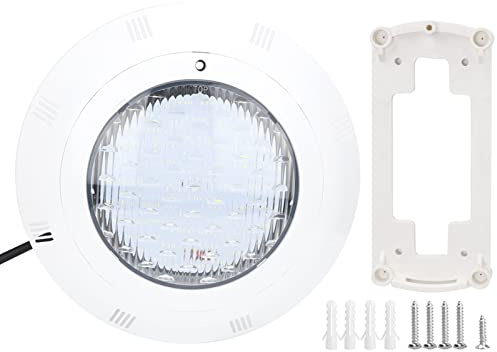 AC12V 40W 360 LED Weißes Farblicht Unterwasser-Schwimmbadbeleuchtung, Geeignet für Salz- oder Süßwasserpools, Geeignet für Schwimmbäder, Brunnen, Gärten