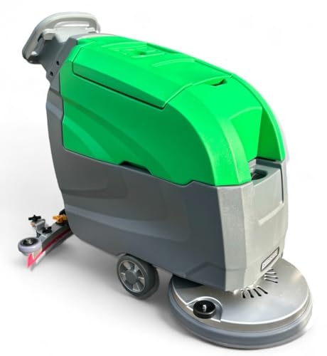 DeTec. DT-580SM Akku-Scheuersaugmaschine 24V 100Ah – 2.000 m²/h, 55/60 L Tank, 510 mm Arbeitsbreite, Bodenreinigungsmaschine für Gewerbe & Industrie