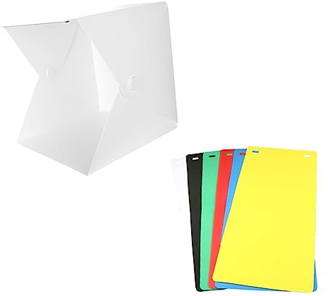 Veemoon 1satz Mini Fotozelt Mit Farben Und USB Beleuchtung Tragbares Faltbares Fotostudio Für Produktfotografie Für Kleine Gegenstände