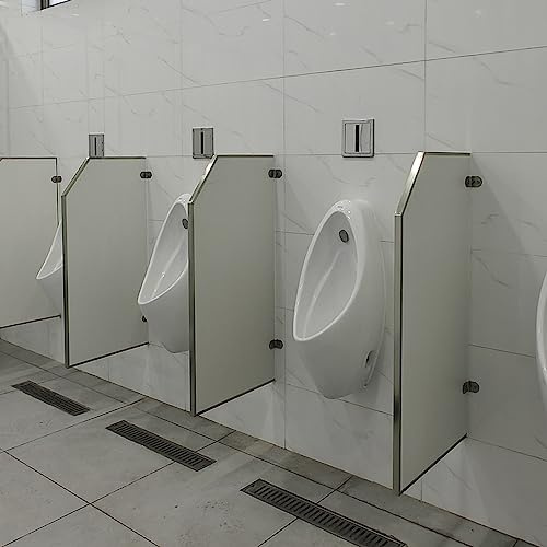 Urinal-Trennwand zur Wandmontage, für Schulen, Einkaufszentren und öffentliche Toiletten, Hygiene-Barriere für mehr Privatsphäre und Sicherheit, 2 Stück