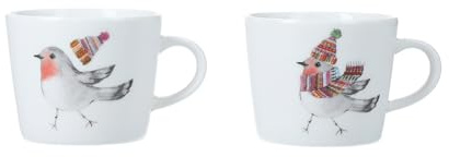 MIKASA TipperleyHill Fine China Espresso Cup, Ideal for Espresso Shots, Coffee, Set of 2, 90ml