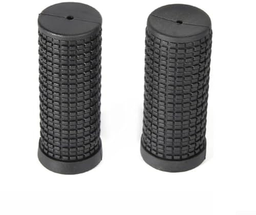 babominimer Empuñaduras antideslizantes de 120 mm de largo y 75 mm de largo y cómodas empuñaduras de ABS para bicicletas de montaña, carretera y niños, fácil de instalar, mango de ciclismo negro