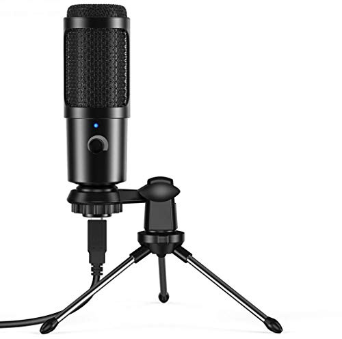 ZZABCDEGH Microfono a condensatore per PC Microfono a condensatore for PC USB for podcast di gioco chat video in studio registrazione vocale