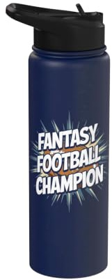 Gewinner Fantasy Football Champion Stainless Steel Insulated Water Bottle