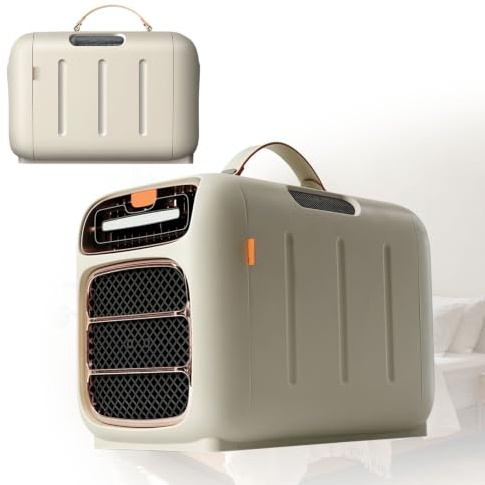 Condizionatore da Campeggio Portatile, Piccola Climatizzazione per Camper 4800 BTU, Ventilatore di Raffreddamento Senza Tubo Scarico con Deumidificatore Indipendente per Roulotte e Camion