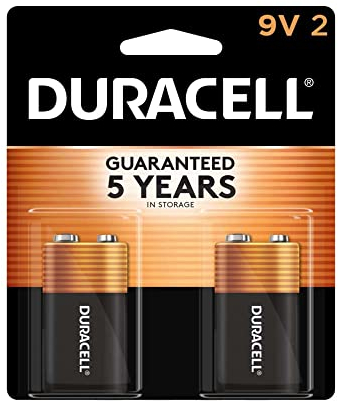 Duracell type PP3 9 V Battery 2 Pack Alkaline 9 V Rechargeable Battery – Battery/rechargeable battery (Alkaline, 9 V, -20 – 54 °C, 45 g, 26.5 x 17.5 x 48.5 mm, Alkaline-Manganese Dioxide)