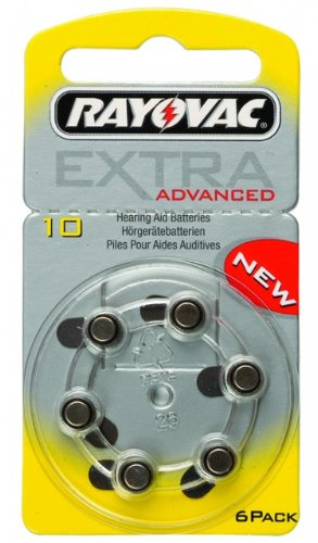 Rayovac Hearing Aid Batterie x 60 misure 10