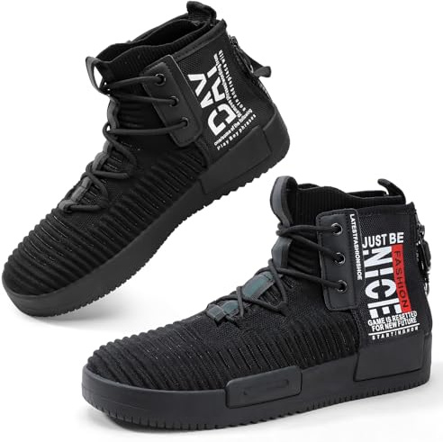 FUSHITON Scarpe Uomo Scarpe da Ginnastica Corsa Scarpe Alte Sneakers Scarpe Casual Sportive