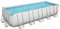 Bestway 5616R Piscina fuori terra solo struttura rettangolare Power Steel™ da 640x274x132 cm