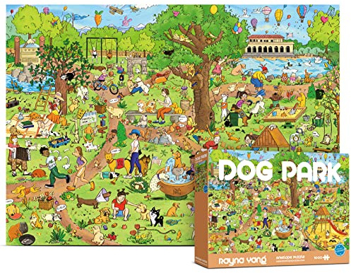 Antelope - 1000 Piece Puzzle for Adults, Dog Park Jigsaw Puzzles 1000 Pieces - 1000 Pieces High Resolution, Matte Finish, Smooth Edging, No Dust Leisure Animal Puzzle