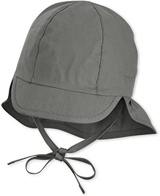 Sterntaler Schirmmütze Nacken Basic - Mädchen Baby- und Kinder Mütze mit Nackenschutz - UV-Schutz 50+ Hut aus Popeline (Bio) - leichte Sommer Kopfbedeckung mit Gummiband