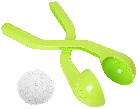molti Schneeballlanze Schneeball Zange Schneebälle Macher Spielzeug Snowball Maker (Grün)