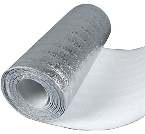 HARICSET Schalldämmung Trittschalldämmung Laminat Laminat Unterlage 2 mm Dick Dämmunterlage Dämm Parkett Fußboden Bodenunterlage Unterlage Dämmung Boden Laminat Fußbodenheizung(Size:1 * 40m)