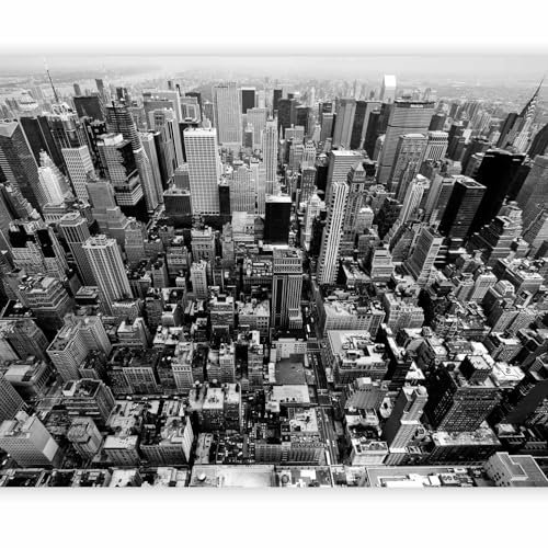 murando - Vlies Fototapete Stadt 400x309cm - Foto Tapete Schlafzimmer Wohnzimmer Moderne Vliestapete XXL Wandtapete Motivtapeten 3d Effekt Wand Dekoration - New York Amerika Architektur schwarz weiß