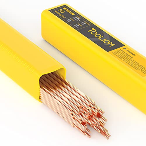 TOOLIOM Mild Steel TIG Welding Rod ER70S-6 TIG Filler Rod 1/8 x 16 5LB Welding Wire