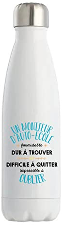 Bouteille Isotherme Un Moniteur d'auto-école | Gourde cadeau ami collègue de travail, départ retraite