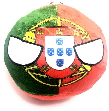 10cm Countryballs Portugal Portuguese Flag Cuddly Meme Ball Toy | EU Europe European, Cute, Gift