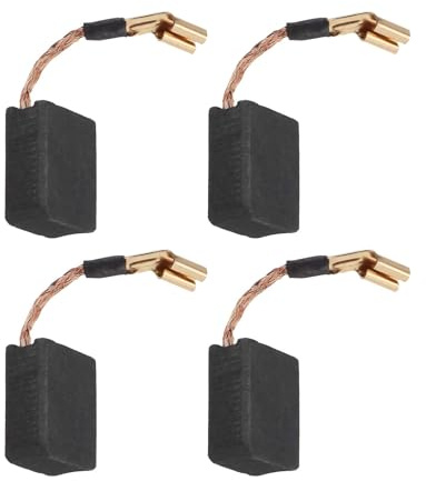 ECSiNG 2 pares Escobillas de carbón para amoladora angular herramienta eléctrica pieza de repuesto para motor de amoladora Escobillas de carbón de metal compatible con Dewalt DWE402 DWE402G