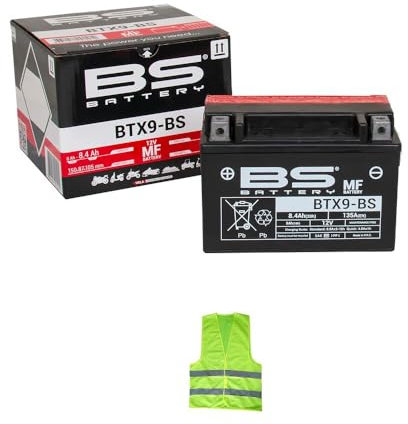 KOMPATIBEL MIT Suzuki VS GL Intruder (VS52A) 800 da Jahr 2000 al 2004 Batterie YTX9-BS BS BTX9-BS BEREITS UND AUFGELADEN FÜR DEN Gebrauch 8AH Ampere 12 Volt BATTERIEN 150X87X105MM