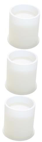 NUOBESTY 3 Moldes Cilíndricos Para Tartas Sin Silicona Para Fondant Chocolate Y Manualidades.