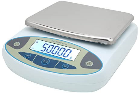 LOCADENCE Science Digitalwaage, 5000 G X 0,01 G Präzisions Elektronikwaage, Schmuckwaage mit Automatischer Fehlererkennung, Überlastungsalarm, (Batterie Nicht Im Lieferumfang Enthalten)