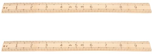 OHPHCALL 2stücke Nählineal aus Holz für Zuschneiden von Kleidung Bastelnähwerkzeug Schneiderlineal Mehrzweck-holzlineal Nähzubehör Kompaktes Design