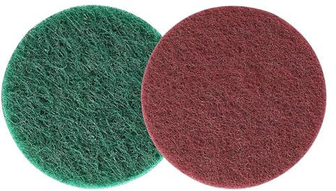 8 pezzi in tessuto non tessuto abrasivo, 2 spugne abrasive da 125 mm, spugna lucidante per levigatrice orbitale