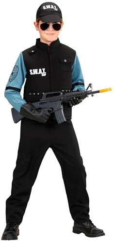 W WIDMANN MILANO Party Fashion - Barndräkter S.W.A.T. specialenhet, uniform, polis, karnevalskostymer