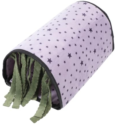 Happyyami 1stück Hamster Versteck Tunnel Für Kleintiere Gemütlicher Unterschlupf Für Hamster Meerschweinchen Und Kaninchen Und Erkunden Mit Sternen-