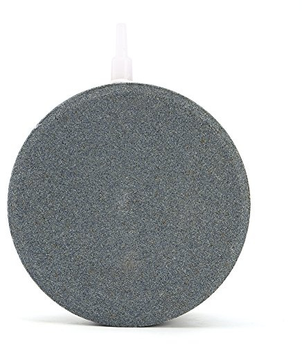 Qukaim Aquarium Bubble Disk Aquarium Air Stone, XL 100 mm Bubble Disc Belüfter für Aquarium Hydrokultur, Luftblasenscheibenstein für verbesserte Sauerstoffversorgung