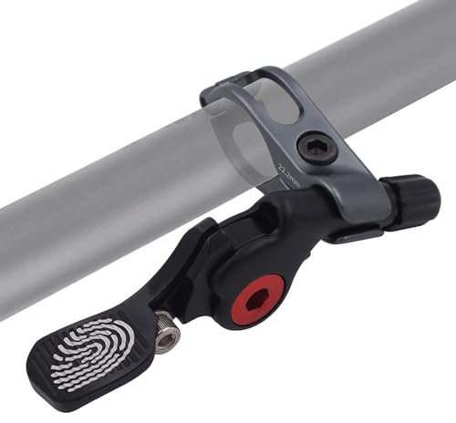 Mando a distancia para tija de sillín de bicicleta - Palanca para tija telescópica, palanca de precisión para tija telescópica de bicicleta, controlador de tija de sillín de aleación de aluminio diseñ