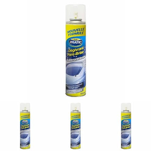 AUTO PRATIC Dégivrant Pare Brise 600 ML (Lot de 4)