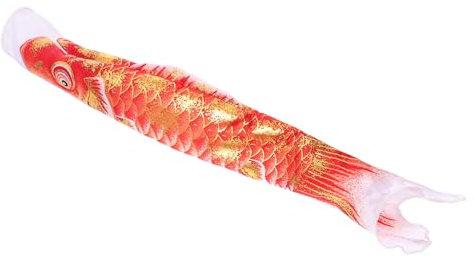 Toddmomy Manga Koinobori Manga De Viento Dorada japonesa carpa pescado koinobori Calcetín Adorno Festivo Para Exterior