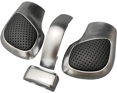 (4er Set) Leder mit Loch Schaltknauf Schaltknauf Schaltknauf Gear Side Cover für Golf 6 7 R GTI Passat B7 B8 CC R20 MK6 GLI Autoteile
