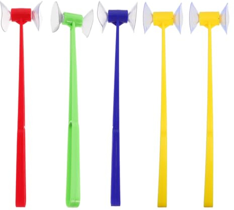 Abaodam Lot De 5 Marteaux Ventouse Jouets Préscolaires Sensoriels Jeux De Tri des Couleurs Activités d'apprentissage Coordination Œil-Main pour Enfants Maternelle