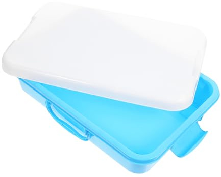 Abaodam Handheld Sand Tray for Portable Lidded Sandbox Storage Box Versatile Outdoor Indoor Play Spacious Capacity for Organizing Fun Friendly Design