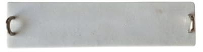 kalu creations Snelli – Tabla de cortar de mármol blanco con asas en forma de anillo | Bandeja de diseño para sushi, queso y decoración de mesa