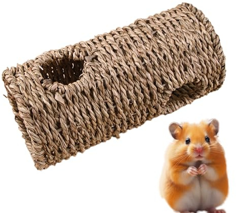 Tunnel Per Piccoli Animali, Giocattoli per Esercizio Fisico, Attrezzature da Gioco Sicure Antirodentimento per Piccoli Animali Domestici, per Attività Indoor e Stimolazione in Gabbia