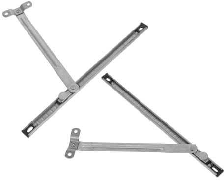 SOPOTUTU 2 Stück Fenstersicherung Teiliges Edelstahl Einstellbarer Fensterstopper ohne Bohren Kompakter Fenstersicherungsriegel für Kipp und Schiebefenster Einfache Montage Platzsparend