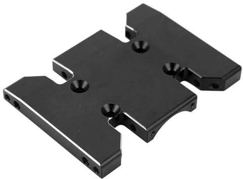 Changor Placa Protectora de Caja de Cambios de Alta Resistencia de Aleación de Aluminio para Accesorios de Automóvil SCX10 Pro RC, Placa Protectora Intermedia Resistente Al Desgaste a Prueba de