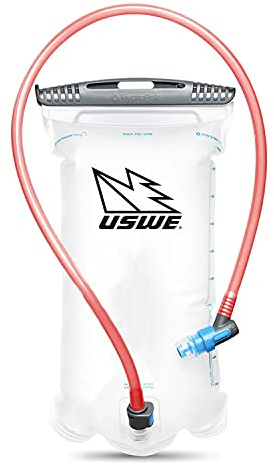 USWE Elite Hydration Bladder, Water Reservoir with Plug-n-Play Quick Disconnect and Wide Slide-Seal Open, Reversible Leak Proof BPA Free, for Backpack and Hydration Pack