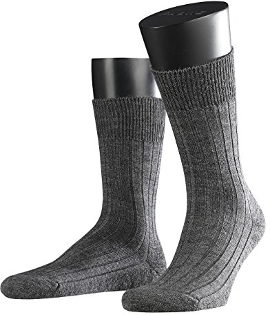 FALKE Herren Socken Teppich im Schuh 2er Pack, Größe:43/44;Farbe:dark grey melange
