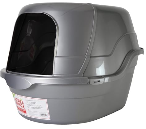 Nature’s Miracle Hooded Flip Top Litter Box for Cats, With Built-In Odor Control Charcoal Filter