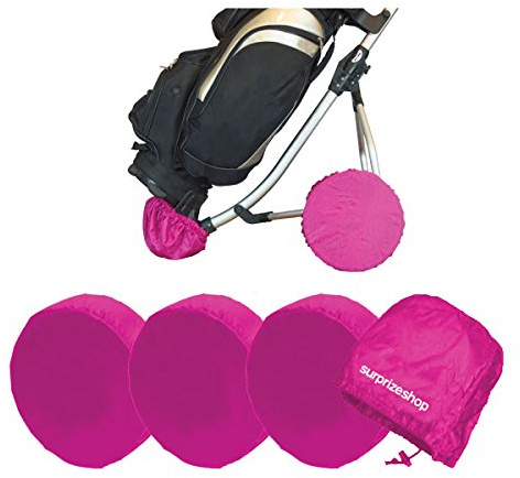 Surprizeshop Golf Trolley Wheel Covers