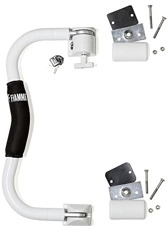 Fiamma Security Handle 46S White Motorhome Caravan Campervan Lock Handle