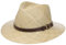 Lipodo Carsell Traveller Strohhut Herren Made in Italy Frühjahr Sommer Natur M (56-57 cm)