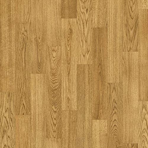 Classic Oak Anti Slip Wood Effect Vinyl Flooring Lino (3m x 2.5m)