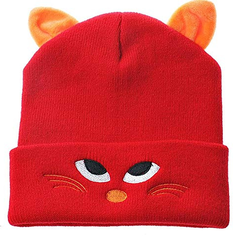 LoveLegis Babymütze - Katzenohren - rot - Einheitsgröße - Weihnachts- und Geburtstagsgeschenkidee
