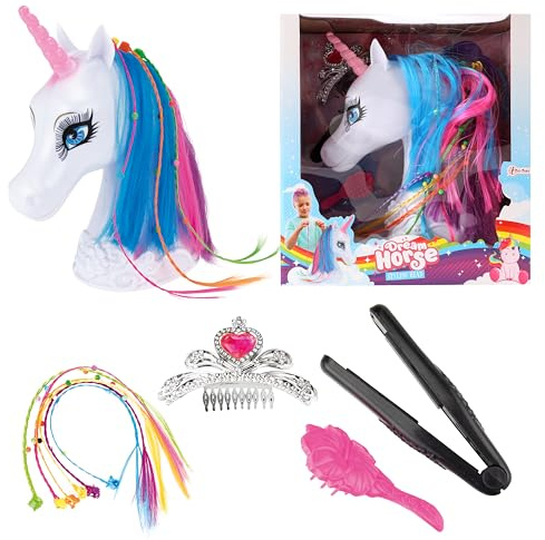 Toi Toys Frisierkopf Einhorn + Zubehör