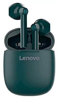 Kiano Lenovo HT30 - Bluetooth 5 Wireless Stereo Earbuds, In-Ear Ohrhörer mit Touch-Steuerung, Integriertem Mikrofon, Kompakte Ladebox - Dunkelgrün